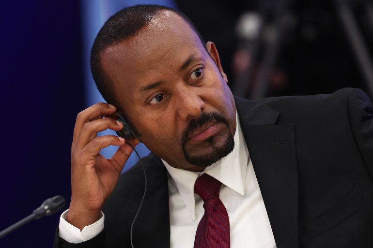 ap_6abebd101831a-1790885136 FILE - Ethiopian Prime Minister Abiy Ahmed Ali attends a session at the World Atomic Week forum at the Exhibition of Achievements of National Economy (VDNKh) in Moscow, Russia, Sept. 25, 2025. (Sergei Bulkin/Sputnik, Kremlin Pool Photo via AP, File)