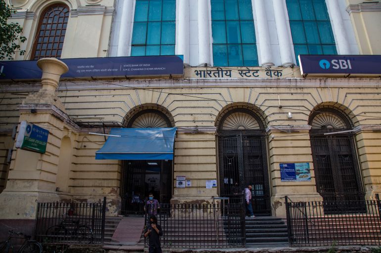 getty_6ad9c3992e-1792656281-1 NEW DELHI, INDIA - MAY 05: General view of a deserted State Bank Of India Bank building, as India remains under an unprecedented extended lockdown over the highly contagious coronavirus (COVID-19) on May 05, 2020 in New Delhi, India. The death toll in India due to coronavirus stands at 1,583 as the country reels under an extended lockdown which was eased beginning Monday with relaxations such as opening of standalone shops. (Photo by Yawar Nazir/Getty Images)