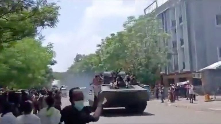 reuters_6abebb6f-1790884719 Armed men on armoured vehicles drive through Alamata, Ethiopia, in this still image obtained from social media vide released September 28, 2026. Social Media/via REUTERS THIS IMAGE HAS BEEN SUPPLIED BY A THIRD PARTY. NO RESALES. NO ARCHIVES. NEWS USE ONLY. VERIFICATION - Building facade, road layout and trees matched archive and satellite images. - Coordinates of the street: 12.412258343825105, 39.55909816858578. - Exact date and identity of the exact armed men could not be verified. - However, pro-government militia said on Monday that Ethiopia's military and allied militiamen captured the town of Alamata. - No older versions of the video found posted online before September 28.
