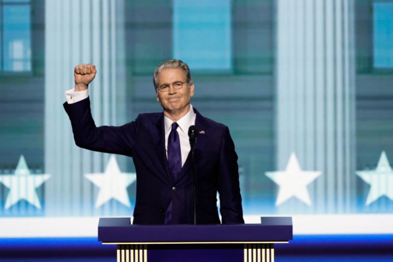 U.S. Treasury Secretary Scott Bessent gestures on stage at the Republican National Midterm Convention in Dallas, Texas, U.S., September 9, 2026. REUTERS/Brian Snyder