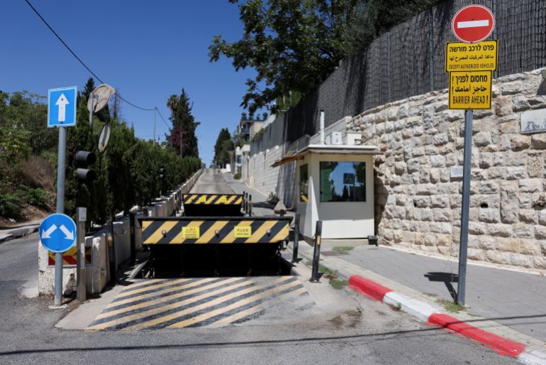 A view of the British Consulate, a day after Israeli Foreign Minister Gideon Saar said he would close it in response to trade sanctions imposed by British Prime Minister Andy Burnham against Israeli settlements in the occupied West Bank, in East Jerusalem, September 9, 2026. REUTERS/Ammar Awad