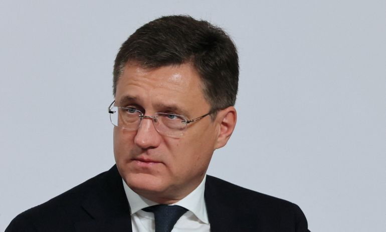 Russia's Deputy Prime Minister Alexander Novak attends a session of the Russian Energy Week international forum in Moscow, Russia, October 15, 2026. REUTERS/Anastasia Barashkova