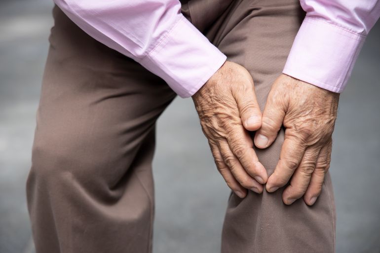 shutterstock_1802468869-1744053629 sick old senior man suffering from knee pain, knee joint injury, gout, rheumatoid, arthritis, osteoporosis, concept of accessibility or a11y; Shutterstock ID 1802468869; purchase_order: aj; job: ; client: ; other: