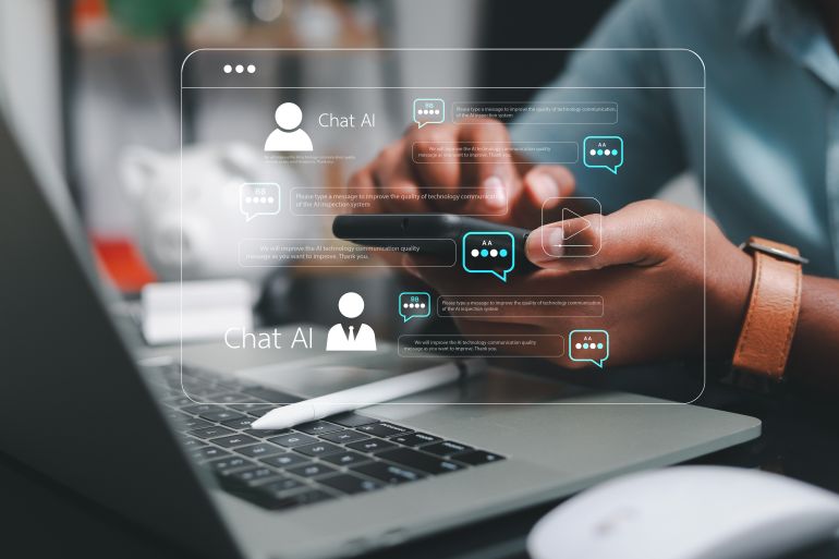 shutterstock_2323830359-1779627587 ai technology engineering combines artificial intelligence Communicate, create innovation, learn of Industry 4.0 technology to improve quality management efficiency.